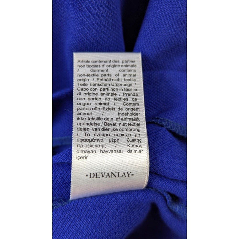 NWT Lacoste Classic Fit Polo Shirt Mens Size 7 XL Blue 100% Cotton Crocodile Log - Picture 9 of 14